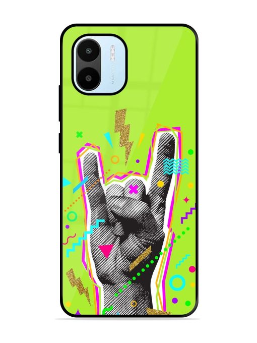 Neon Rock Glossy Soft Edge Case for Xiaomi Redmi A1 (2022) Chachhi