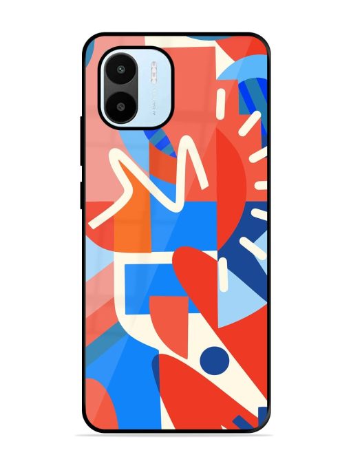 Abstract Harmony Glossy Soft Edge Case for Xiaomi Redmi A1 (2022) Chachhi