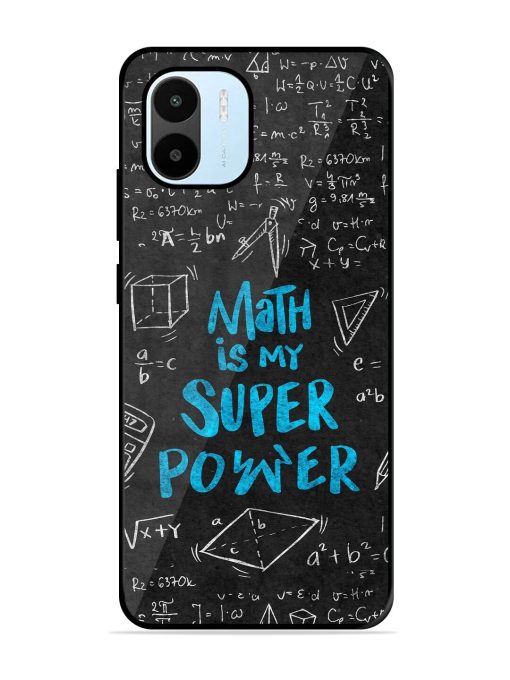 Math Magic Glossy Soft Edge Case for Xiaomi Redmi A1 (2022) Chachhi