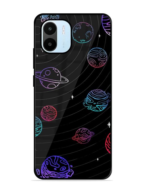 Cosmic Ballet Glossy Soft Edge Case for Xiaomi Redmi A1 (2022) Chachhi