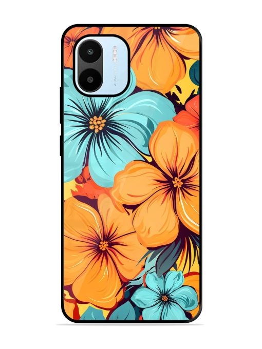 Tropical Bloom Glossy Soft Edge Case for Xiaomi Redmi A1 (2022) Chachhi