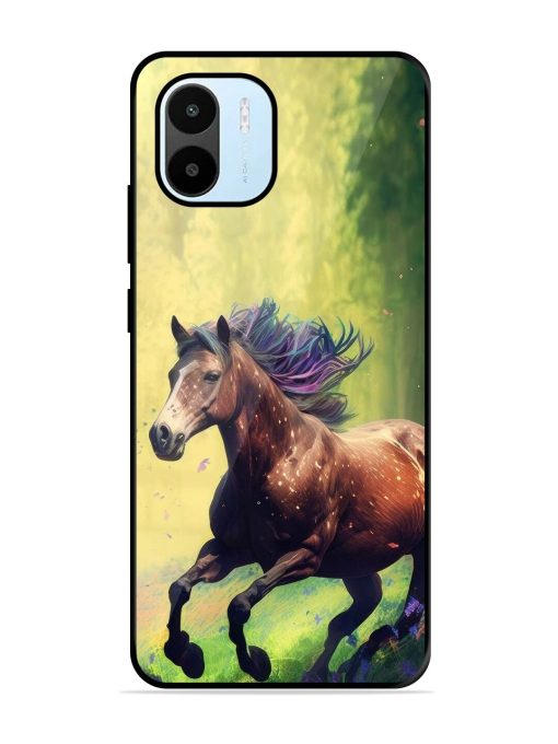 Enchanted Gallop Glossy Soft Edge Case for Xiaomi Redmi A1 (2022) Chachhi