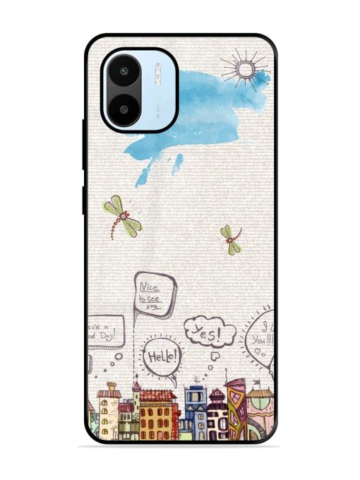 Doodle City Glossy Soft Edge Case for Xiaomi Redmi A1 (2022) Chachhi