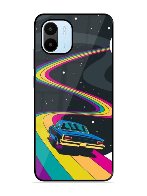 Rainbow Road Glossy Soft Edge Case for Xiaomi Redmi A1 (2022) Chachhi