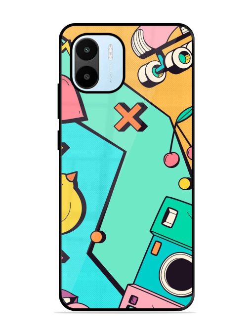 Retro Remix Glossy Soft Edge Case for Xiaomi Redmi A1 (2022) Chachhi