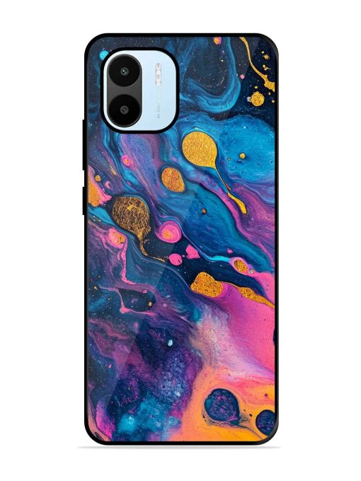 Cosmic Swirl Glossy Soft Edge Case for Xiaomi Redmi A1 (2022) Chachhi