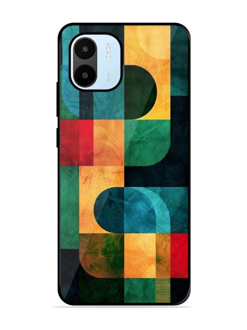 Geometric Harmony Glossy Soft Edge Case for Xiaomi Redmi A1 (2022) Chachhi