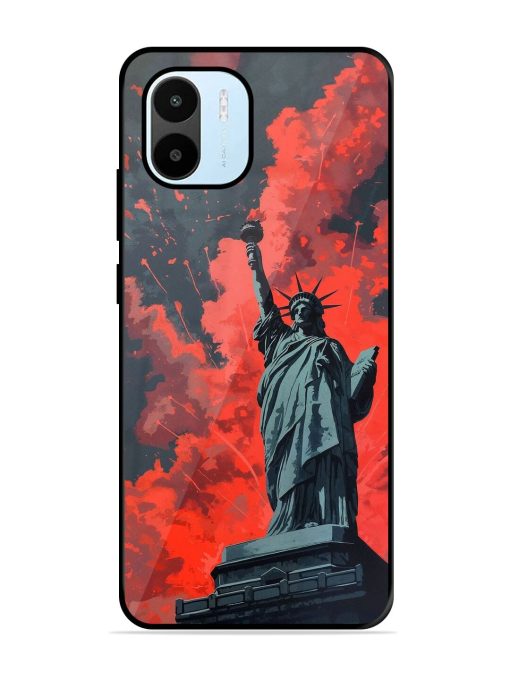 Lady Liberty'S Firework Finale Glossy Soft Edge Case for Xiaomi Redmi A1 (2022) Chachhi