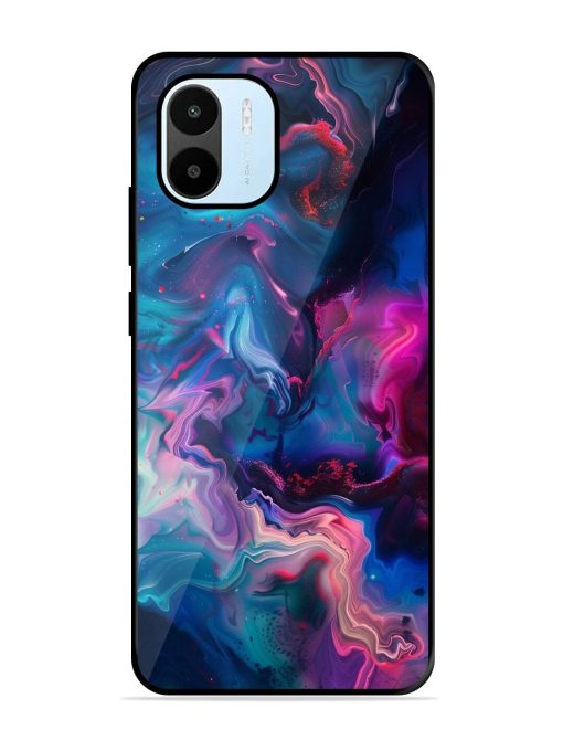 Cosmic Swirl Glossy Soft Edge Case for Xiaomi Redmi A1 (2022) Chachhi