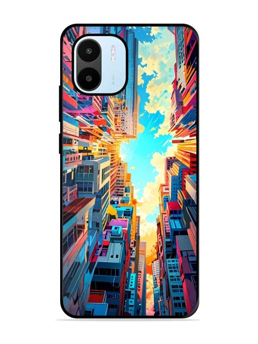 Skyward City Glossy Soft Edge Case for Xiaomi Redmi A1 (2022) Chachhi