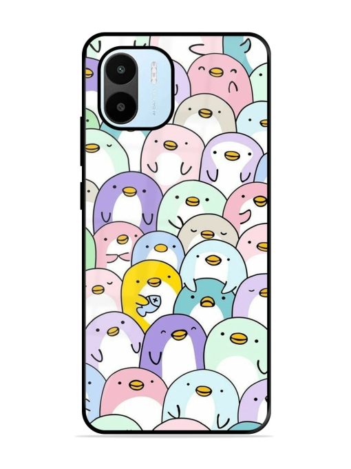 Penguin Party Glossy Soft Edge Case for Xiaomi Redmi A1 (2022) Chachhi