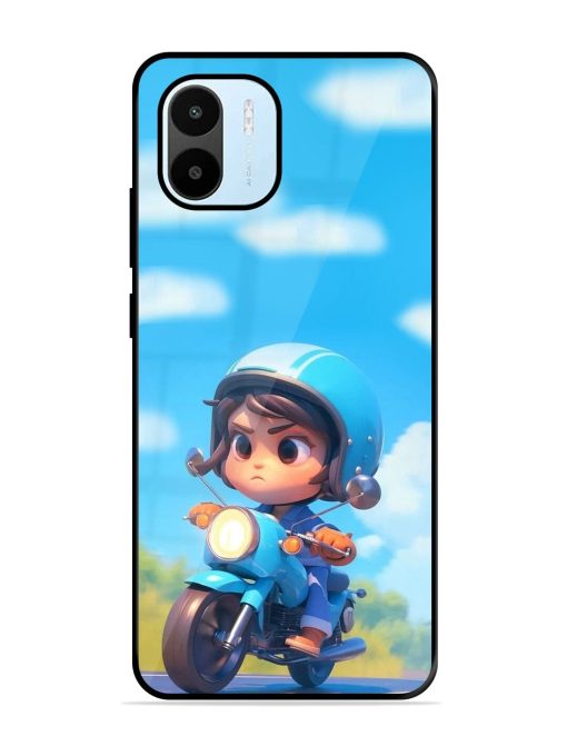 Little Rider Glossy Soft Edge Case for Xiaomi Redmi A1 (2022) Chachhi