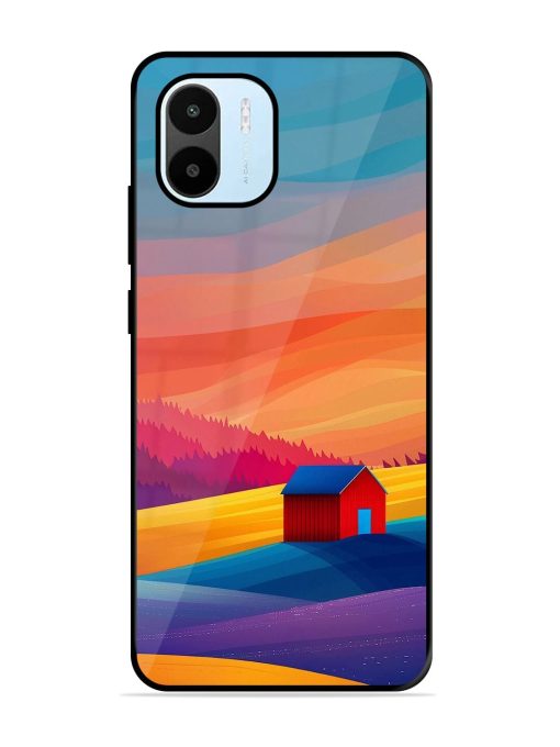 Sunset Solitude Glossy Soft Edge Case for Xiaomi Redmi A1 (2022) Chachhi