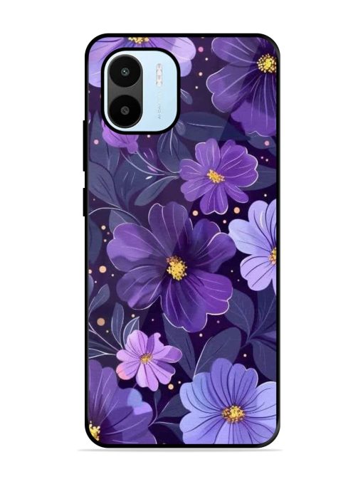 Purple Paradise Glossy Soft Edge Case for Xiaomi Redmi A1 (2022) Chachhi