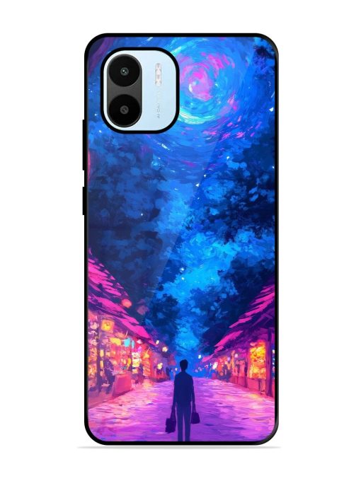 Neon Nightscape Glossy Soft Edge Case for Xiaomi Redmi A1 (2022) Chachhi