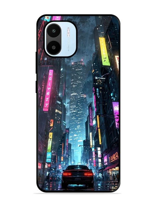 Neon Nightscape Glossy Soft Edge Case for Xiaomi Redmi A1 (2022) Chachhi