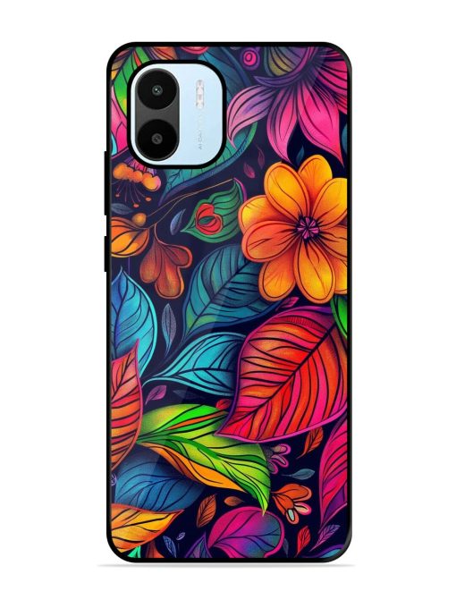 Rainbow Of Blooms Glossy Soft Edge Case for Xiaomi Redmi A1 (2022)