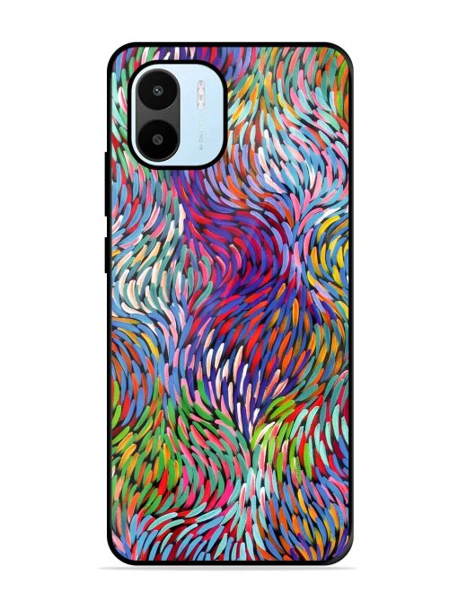 Vibrant Waves Glossy Soft Edge Case for Xiaomi Redmi A1 (2022) Chachhi