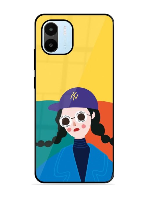 Starry-Eyed Girl Glossy Soft Edge Case for Xiaomi Redmi A1 (2022) Chachhi