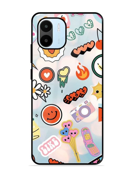 Cheerful Glossy Soft Edge Case for Xiaomi Redmi A1 (2022) Chachhi