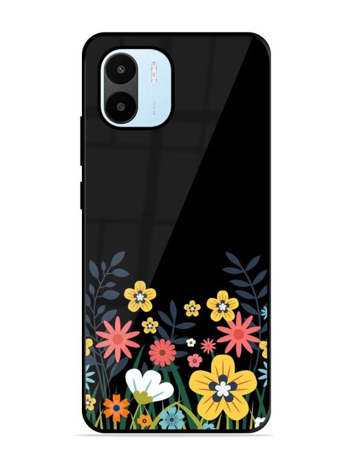 Floral Night Sky Glossy Soft Edge Case for Xiaomi Redmi A1 (2022) Chachhi