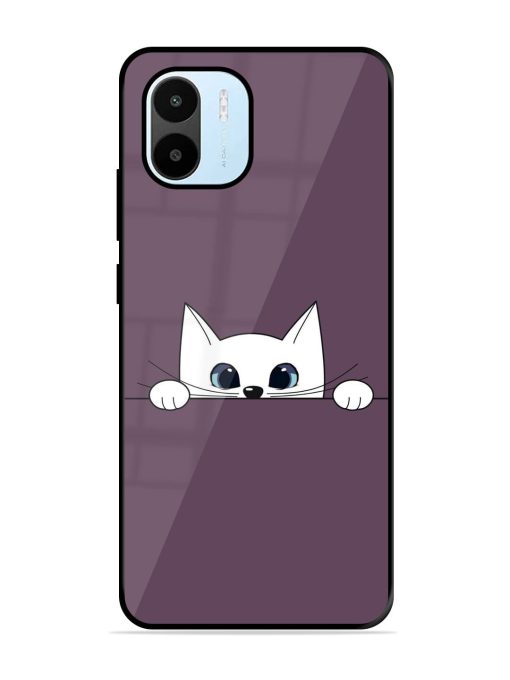 Peek-A-Boo Kitty Glossy Soft Edge Case for Xiaomi Redmi A1 (2022) Chachhi