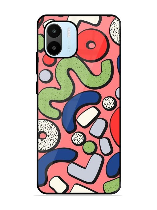 Groovy Geometric Shapes Glossy Soft Edge Case for Xiaomi Redmi A1 (2022) Chachhi