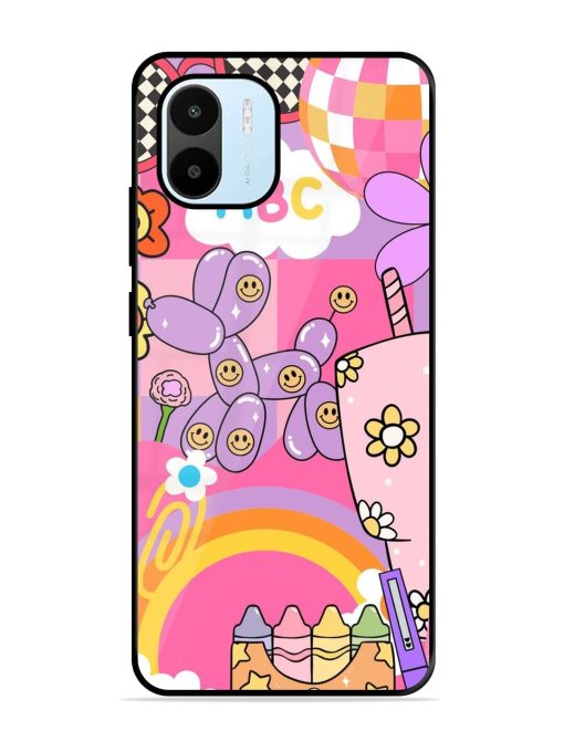 Whimsical Y2K Chaos Glossy Soft Edge Case for Xiaomi Redmi A1 (2022) Chachhi