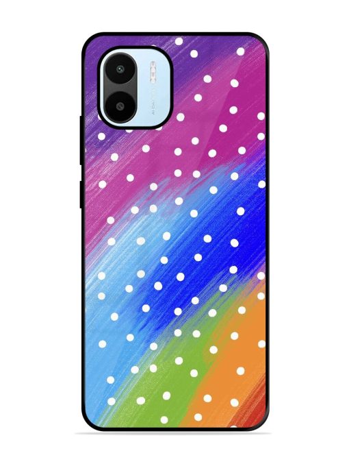 Rainbow Polka Dot Dream Glossy Soft Edge Case for Xiaomi Redmi A1 (2022) Chachhi