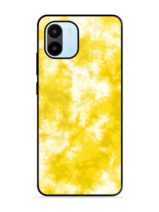 Golden Tie-Dye Twirl Glossy Soft Edge Case for Xiaomi Redmi A1 (2022) Chachhi