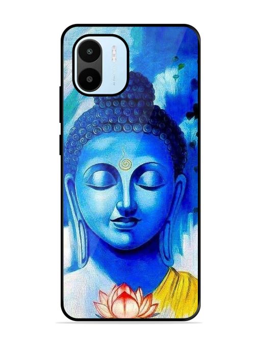 Serene Buddha With Lotus Glossy Soft Edge Case for Xiaomi Redmi A1 (2022) Chachhi