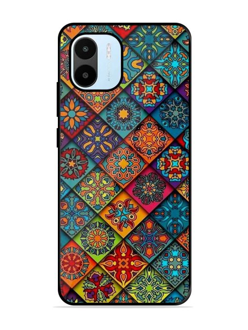 Patchwork Mandala Mosaic Glossy Soft Edge Case for Xiaomi Redmi A1 (2022) Chachhi