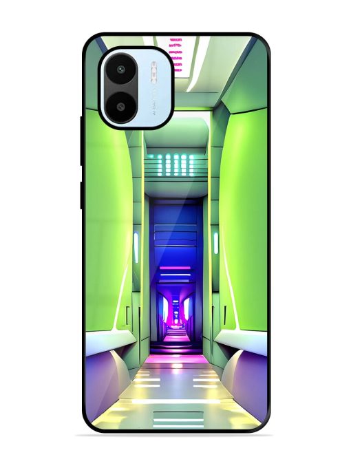 Neon Corridor Glossy Soft Edge Case for Xiaomi Redmi A1 (2022) Chachhi