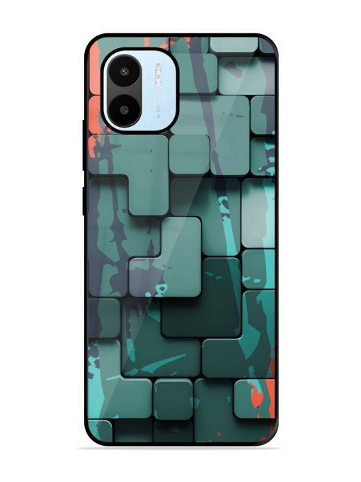 Abstract Geometric Mosaic Glossy Soft Edge Case for Xiaomi Redmi A1 (2022) Chachhi