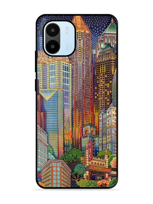 Neon Nightscape Glossy Soft Edge Case for Xiaomi Redmi A1 (2022) Chachhi