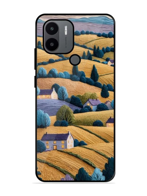 Rolling Hilltop Haven Glossy Soft Edge Case for Xiaomi Redmi A1 Plus Chachhi