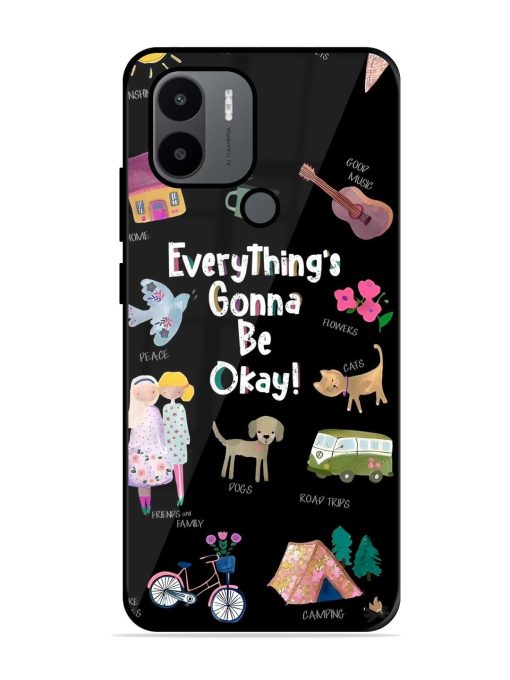 Everything'S Gonna Be Okay Glossy Soft Edge Case for Xiaomi Redmi A1 Plus Chachhi