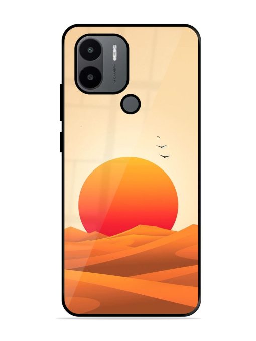 Desert Sunset Glossy Soft Edge Case for Xiaomi Redmi A1 Plus Chachhi