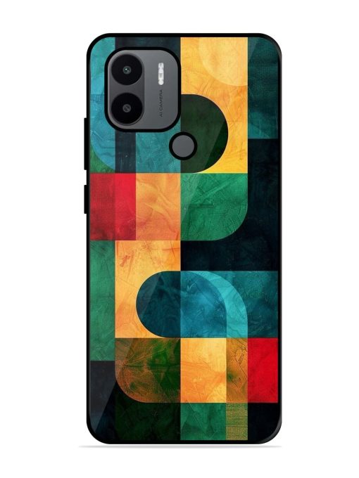 Geometric Harmony Glossy Soft Edge Case for Xiaomi Redmi A1 Plus Chachhi