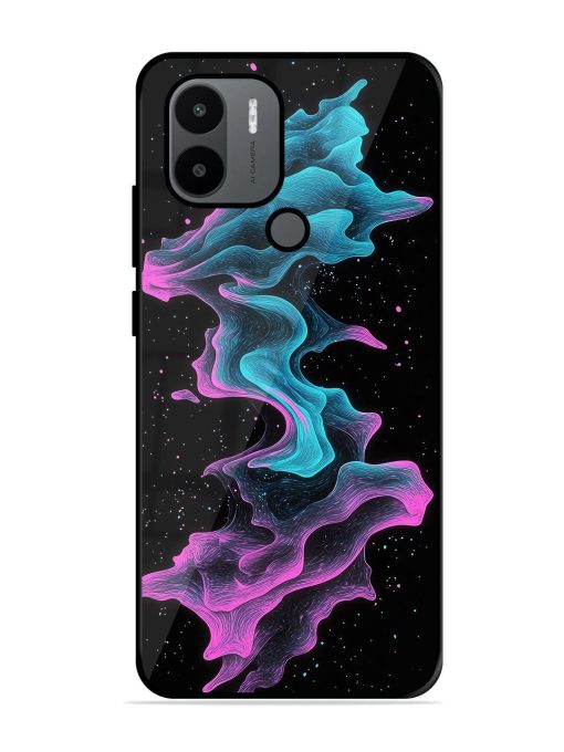 Cosmic Currents Glossy Soft Edge Case for Xiaomi Redmi A1 Plus Chachhi