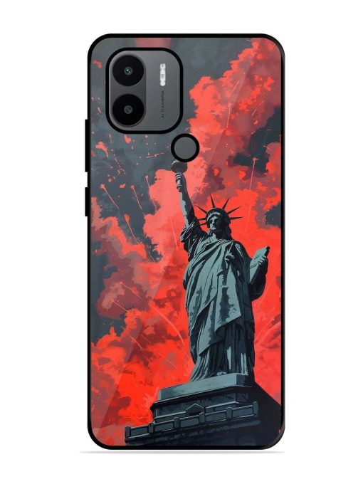 Lady Liberty'S Firework Finale Glossy Soft Edge Case for Xiaomi Redmi A1 Plus Chachhi