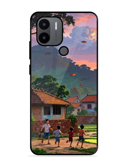 Sunset Play Glossy Soft Edge Case for Xiaomi Redmi A1 Plus Chachhi