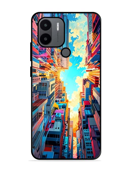 Skyward City Glossy Soft Edge Case for Xiaomi Redmi A1 Plus