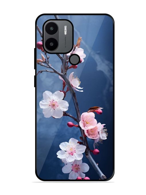 Delicate Blossoms Glossy Soft Edge Case for Xiaomi Redmi A1 Plus