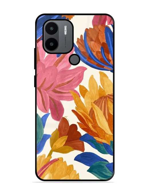 Blooming Tapestry Glossy Soft Edge Case for Xiaomi Redmi A1 Plus Chachhi