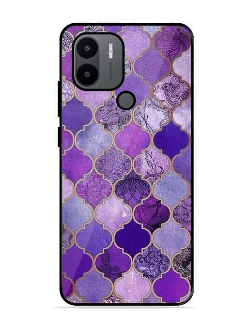 Purple Mosaic Magic Glossy Soft Edge Case for Xiaomi Redmi A1 Plus