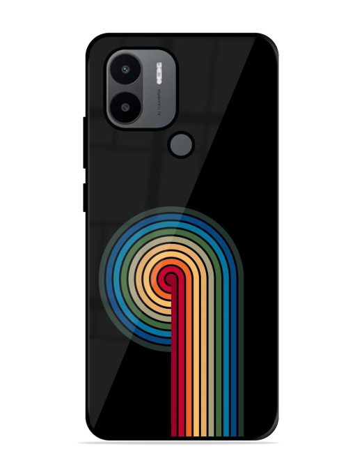 Rainbow Ripple Glossy Soft Edge Case for Xiaomi Redmi A1 Plus Chachhi