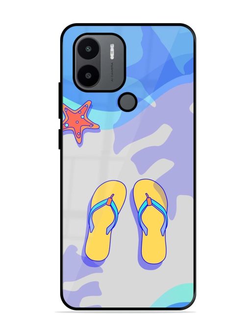 Sandy Toes And Salty Seas Glossy Soft Edge Case for Xiaomi Redmi A1 Plus Chachhi