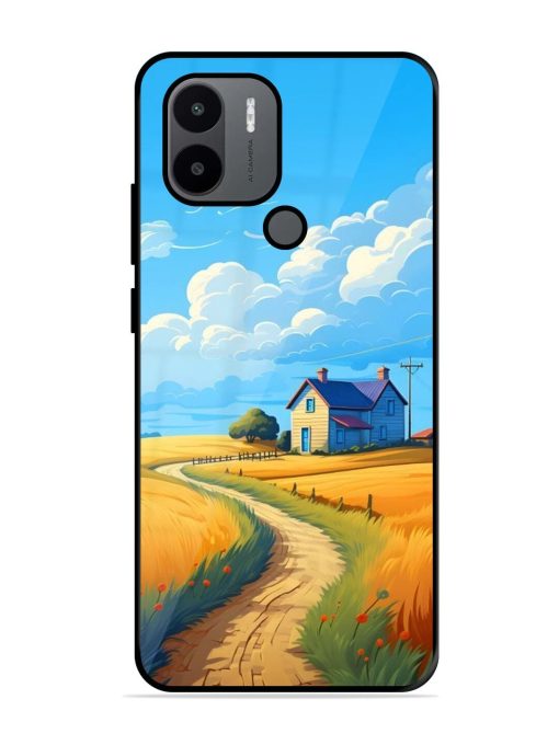 Countryside Cottage Glossy Soft Edge Case for Xiaomi Redmi A1 Plus Chachhi