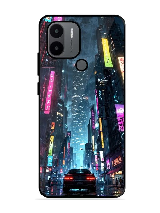 Neon Nightscape Glossy Soft Edge Case for Xiaomi Redmi A1 Plus Chachhi